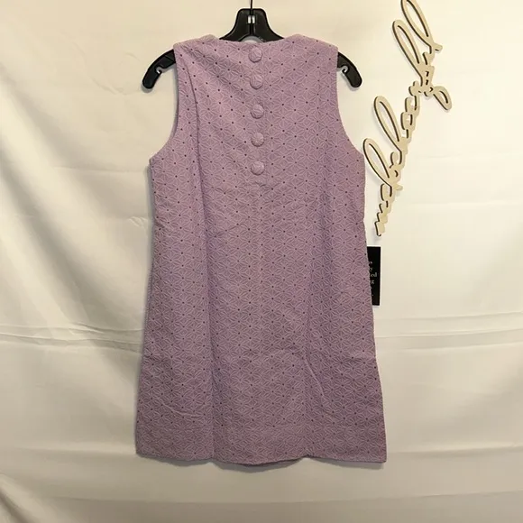 Lavender Eyelet Sleeveless Folly Dress
