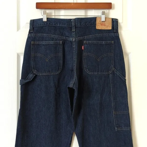 Levi's Y2K Vintage 577 Lower Rise Loose Fit Straight Leg Carpenter Jeans 12
