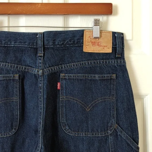 Levi's Y2K Vintage 577 Lower Rise Loose Fit Straight Leg Carpenter Jeans 12