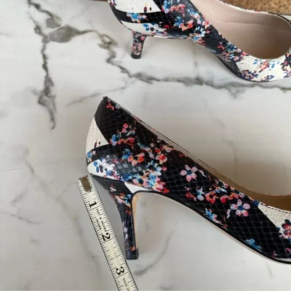 LK Bennett Floral Snake Heels size 39/9