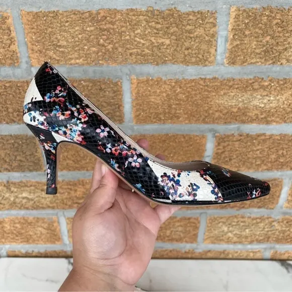 LK Bennett Floral Snake Heels size 39/9