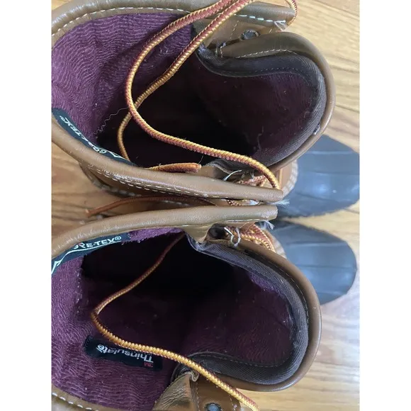 LL Bean‎ Bean Boots Gore-Tex Waterproof Leather Duck Boots Women's