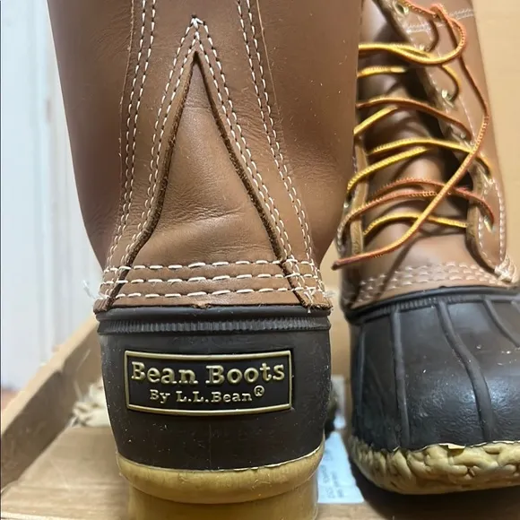 L.L. Bean Brown and Black Kids Rain &amp; Snow Boots