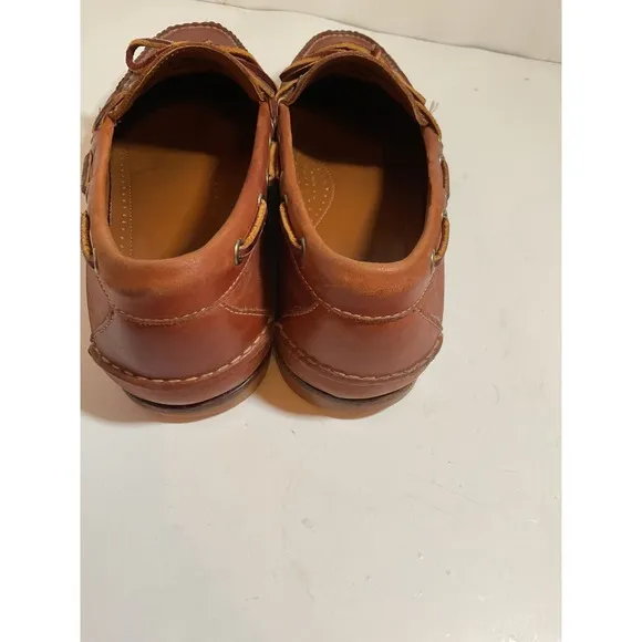 L.L. Bean Signature Leather Boat Shoes Loafers Classic Style Mens
