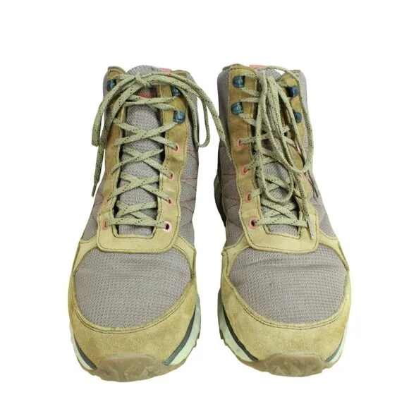 LL Bean Snow Sneaker 5 Brown Suede Lace Up Waterproof Winter Boots Size 11.5 M