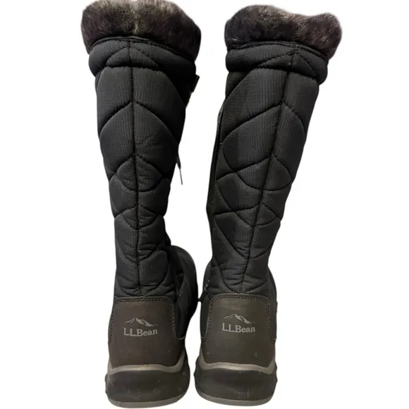 LLBean Women's Snowfield Boots, Tall Insulated size 7
