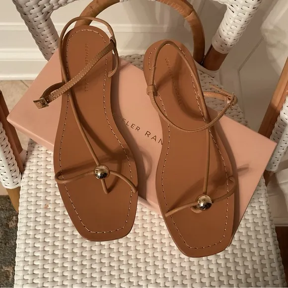 LOEFFLER RANDALL Lara Leather Strappy Sandals
