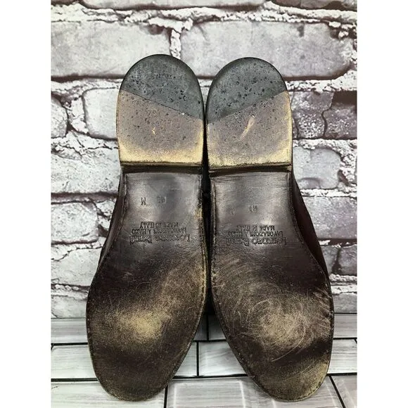 Lorenzo Banfi Brown Leather VTG Loafers Dress Shoes Men’s Sz 8.5M US/41.5-42EU
