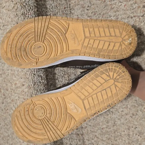 Louis Vuitton Brown and Black High-Top Sneakers