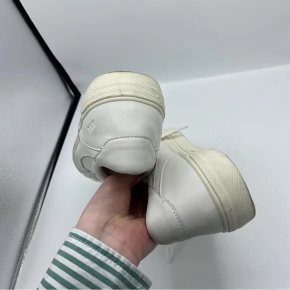Madewell Sidewalk Low-Top Sneakers in pale parchment womens size 9 chunky