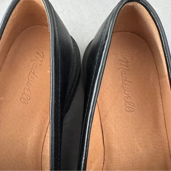 Madewell The Bradley Lugsole Loafer in Leather • size 9.5 • NWOT • NG674 • Black