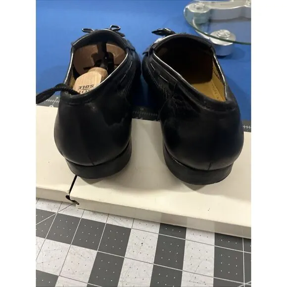 Magnanni Tasselled‎ Loafers Mens 10 1/2 M Black Made In Spain Classic Soft