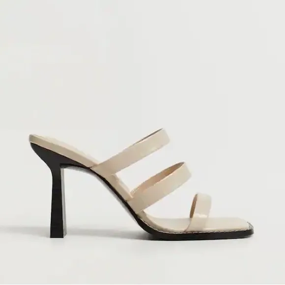 ✨MANGO✨Strappy heeled sandals
