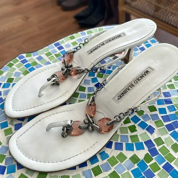 Manolo Blahnik Strappy Sandal Size 38.5
