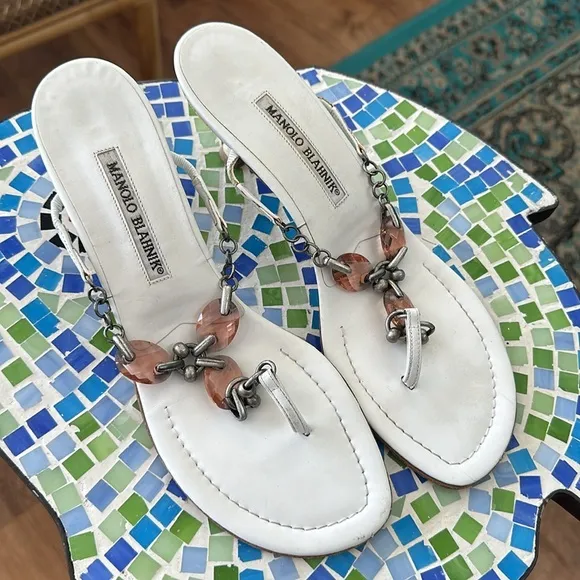 Manolo Blahnik Strappy Sandal Size 38.5