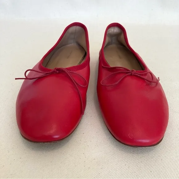Mansur Gavriel Red Ballet Flats