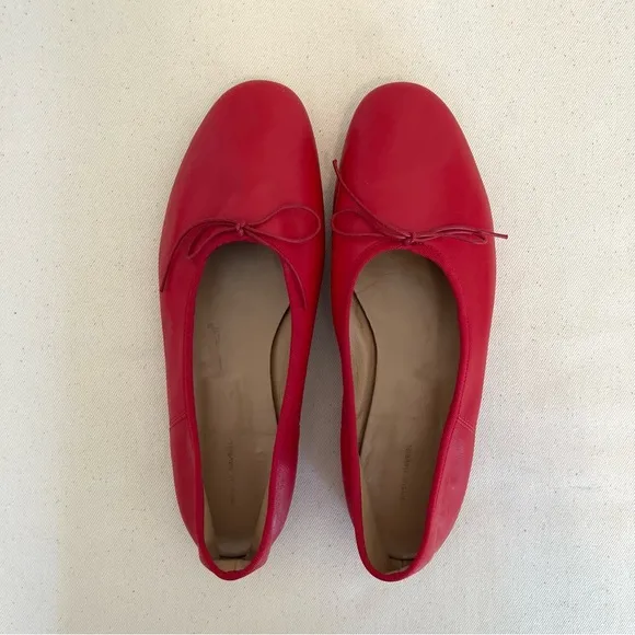 Mansur Gavriel Red Ballet Flats