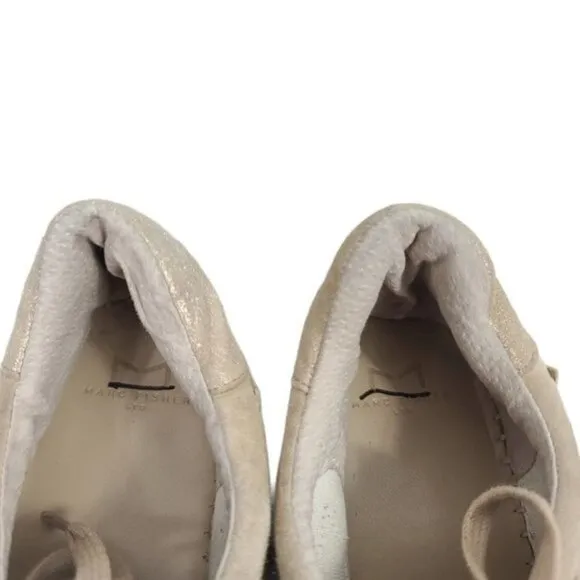 Marc Fisher Marcia Star Leather Espadrilles Sneakers 9M