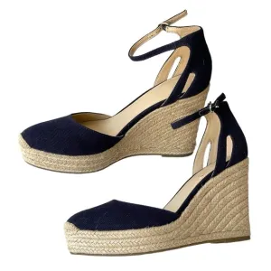 Marc Fisher Women's Wedge Sandals Platform Heels Sling Back Teelan, Sz 9.5M