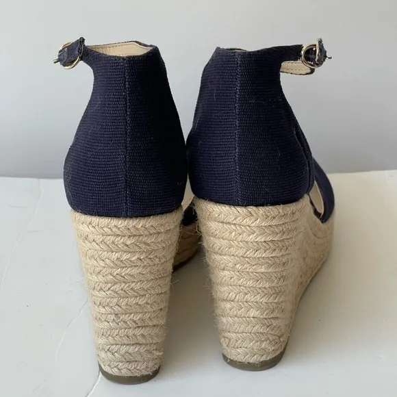 Marc Fisher Women's Wedge Sandals Platform Heels Sling Back Teelan, Sz 9.5M