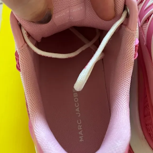 Marc Jacobs The Lazy Hiker Chunky Pink Sneakers Size 40