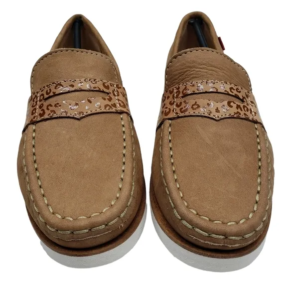 Marc Joseph | NIB Dumbo Porcelain Nobuck Classic Preppy Leather Loafers Girl's 1