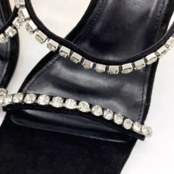 Marc Fisher Women's Dezzi Embellished Strappy High Heel Sandals Size 9 New