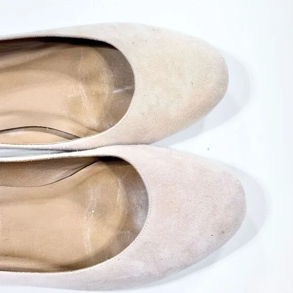 Margaux camel suede ballet flats 6.5