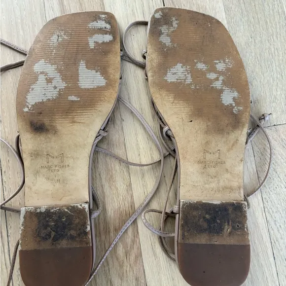 Marx Fisher Tan Strappy Sandals