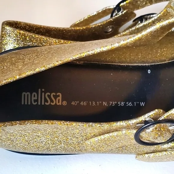 Melissa gold strappy sandals