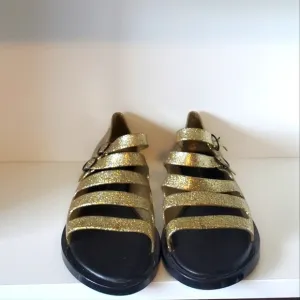 Melissa gold strappy sandals