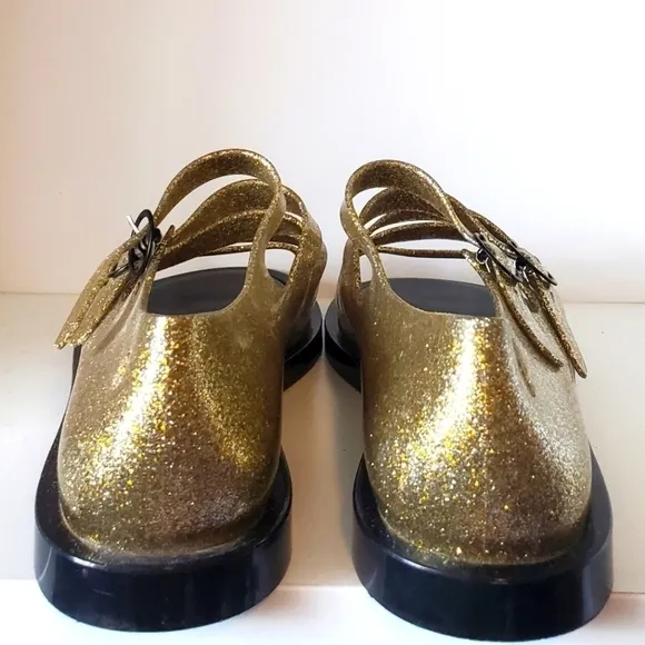 Melissa gold strappy sandals