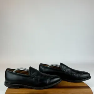 Mens Allen Edmonds Steen Black Leather Loafers Dress Shoes Size 12‎ D GUC