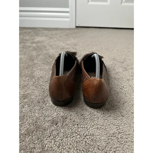 Mens BRAGANO for COLE HAAN slip-on loafers / dress brown leather, Size US 9.5