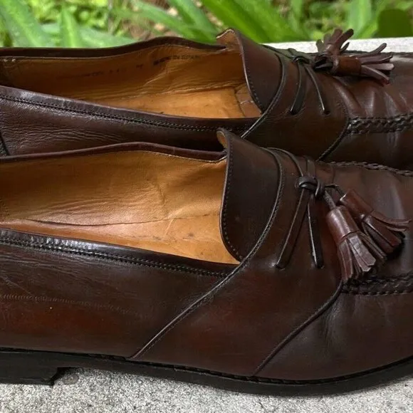 Mezlan Sagunto Leather Tassel Loafers Men Dress Shoes Sz 11.5 M