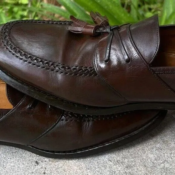 Mezlan Sagunto Leather Tassel Loafers Men Dress Shoes Sz 11.5 M