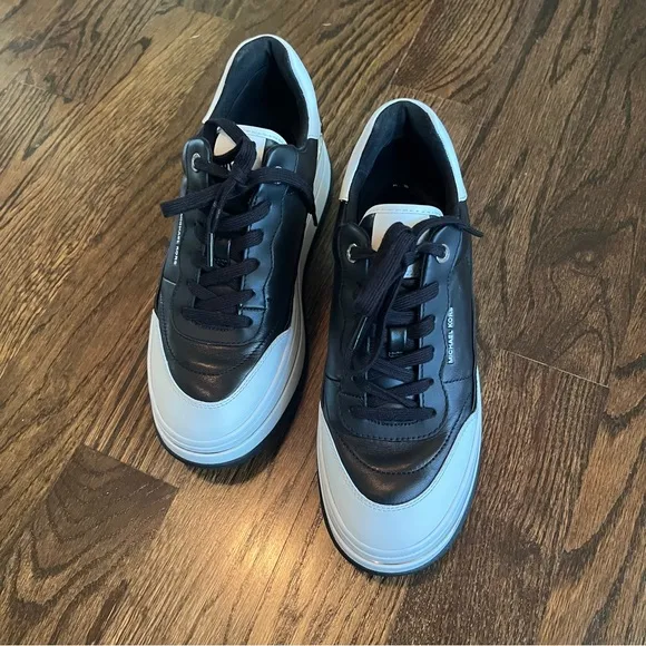 Michael Kors Black and White Chunky Sneakers