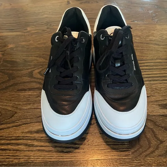 Michael Kors Black and White Chunky Sneakers