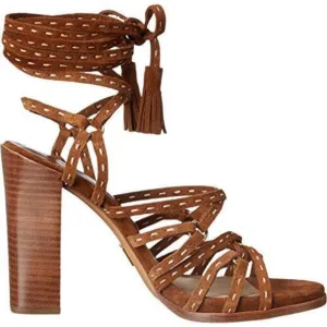 MICHAEL KORS-Rowan-Luggage-Sport Suede Sandal-SIZE 7.5-NEW!
