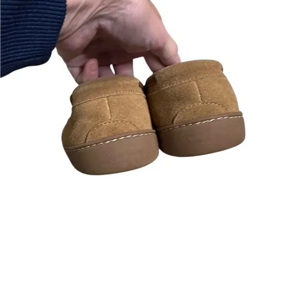 Minnetonka Tan Suede Loafers