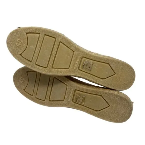 Missoni Women's 40 Espadrille Flats Loafers Shoes Tan Beige Neutral Classic $360