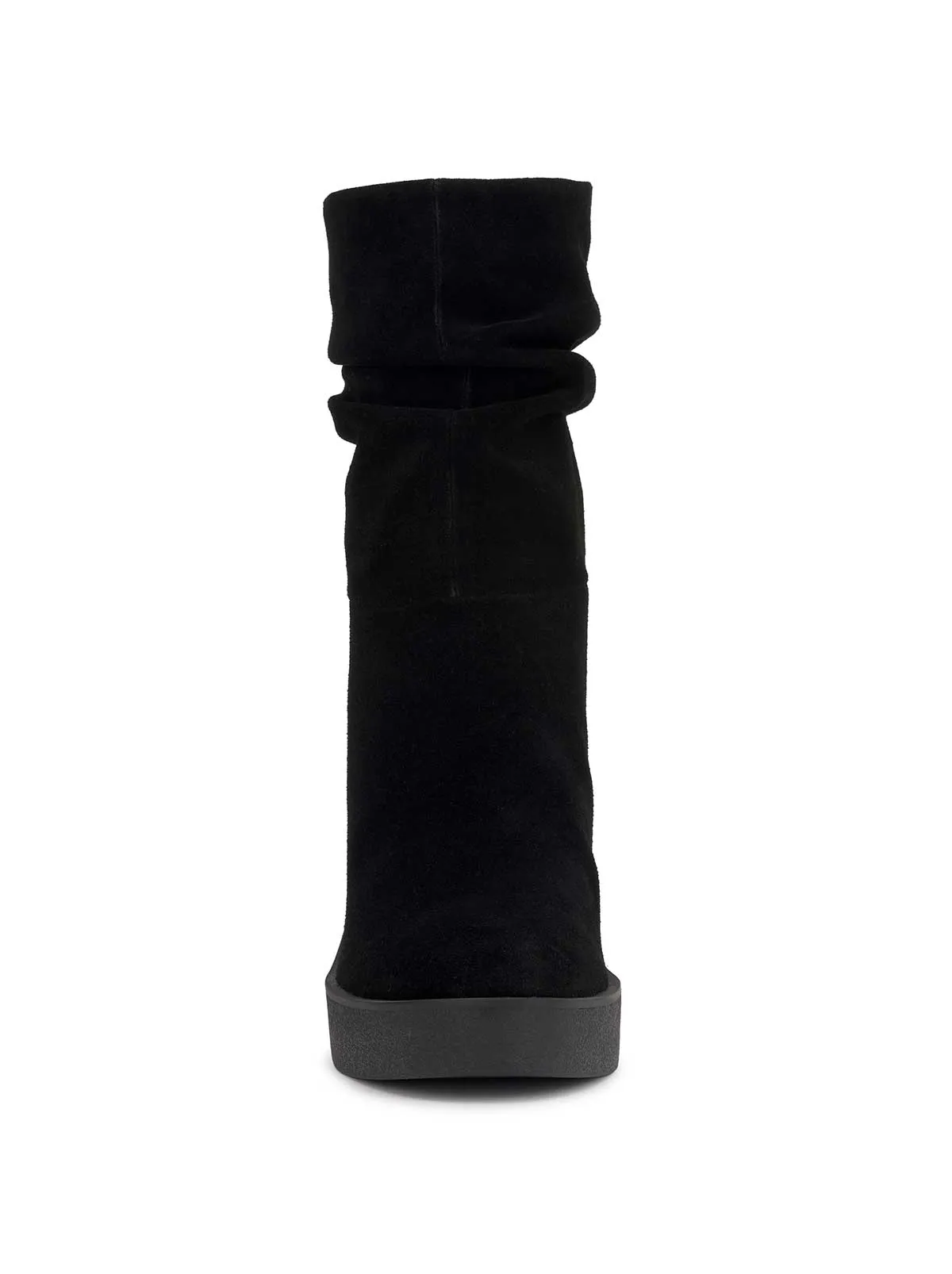 Mynette Slouch Wedge Bootie in Black