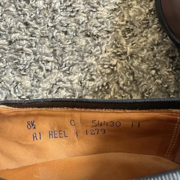 Nettleton Men’s Size 8.5 C Red Leather Slip On Tasseled Loafers Dress Shoe