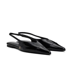Never Worn ANINE BING Black Elena Slingback Ballerina Flats Size 39