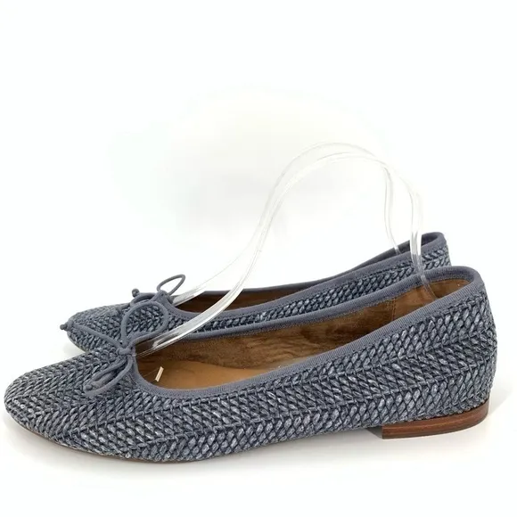 New Aerosoles womens flats size 10 homerun cornflower, blue  blue woven ballet