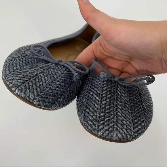 New Aerosoles womens flats size 10 homerun cornflower, blue  blue woven ballet