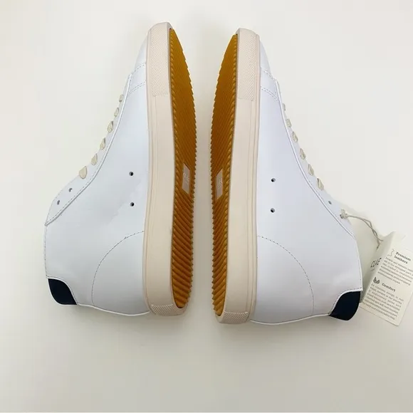 New! Clae Bradley High Top Sneakers Leather