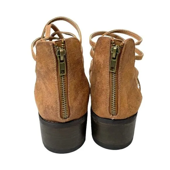 NEW Coconuts by Matisse Nethuns Strappy Block Heel Sandals Sz 10 gladiatorvvc