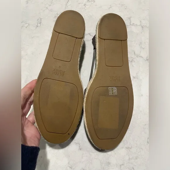 New! Eileen Fisher Lee 2 Espadrilles Sandals Sz 9 $150