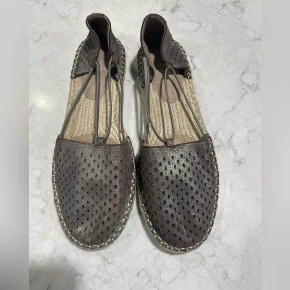 New! Eileen Fisher Lee 2 Espadrilles Sandals Sz 9 $150